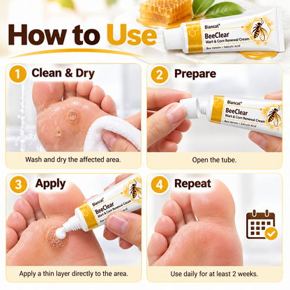 Biancat® BeeClear Wart & Corn Renewal Cream