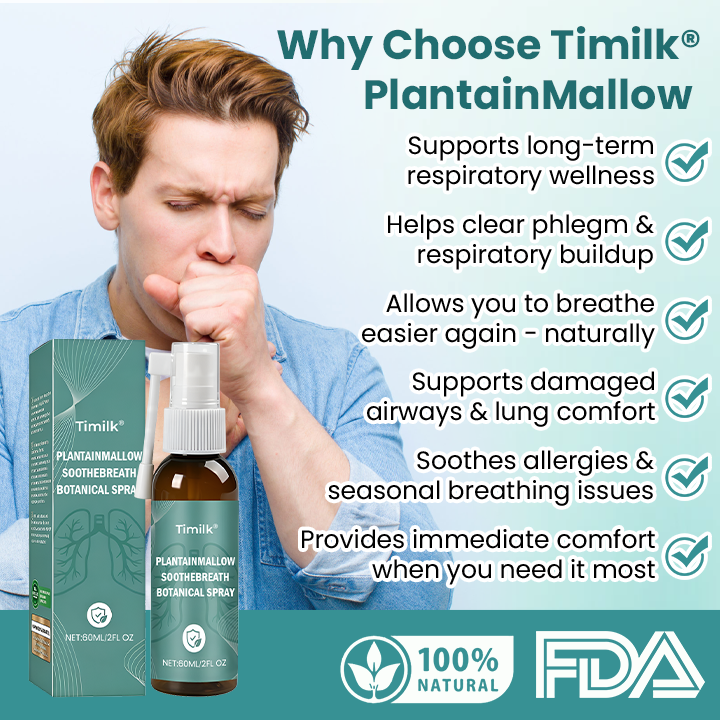 Timilk® PlantainMallow SootheBreath Botanical Spray.