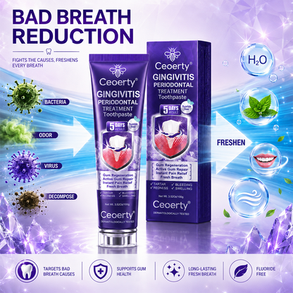 Ceoerty® Gingivitis Periodontal Treatment Toothpaste.