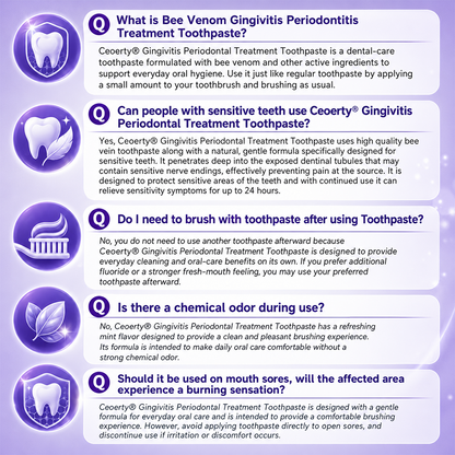 Ceoerty® Gingivitis Periodontal Treatment Toothpaste.