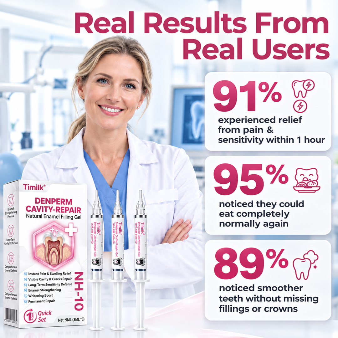 Timilk® DenPerm Cavity-Repair Natural Enamel Filling Gel