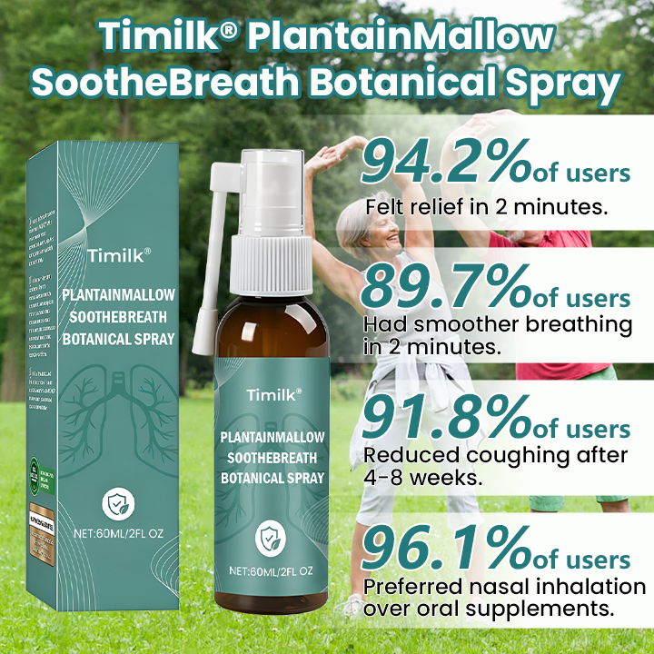 Timilk® PlantainMallow SootheBreath Botanical Spray.