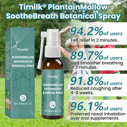 Timilk® PlantainMallow SootheBreath Botanical Spray.